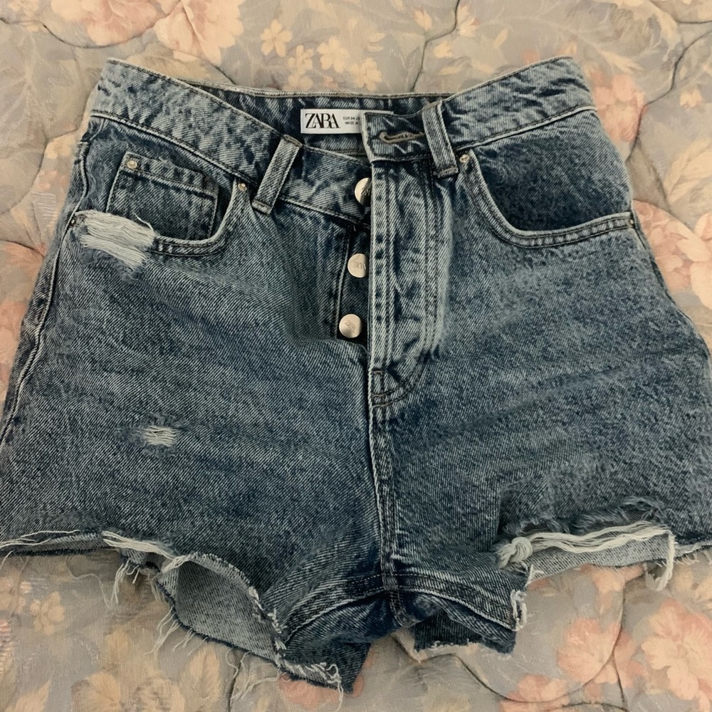 zara size 2 shorts